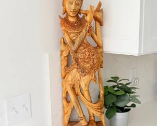 8 HandCarvedIndonesianWoodenStatuette