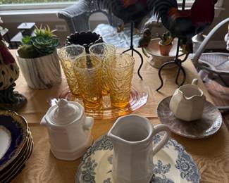 Picture frames, decorative accents, dishes & collectibles