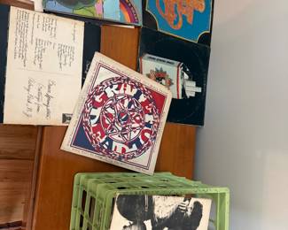 Vintage vinyl records – classic rock, pop & more.