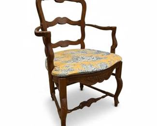 French Provençal Oak Arm Chair