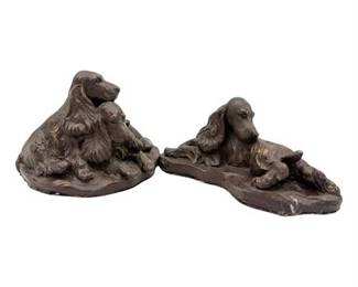 Louise Shattuck (1919–2005), Cocker Spaniel Figurines, Two (2)
