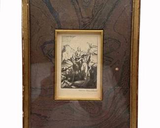 Carl M. Schultheiss (1885–1961) — "The Flight into Egypt," Original Etching
