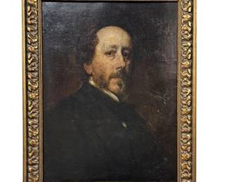Lot 014 Thomas A, Woolnoth (British 1785-1857) Self-Portrait oil on canvas