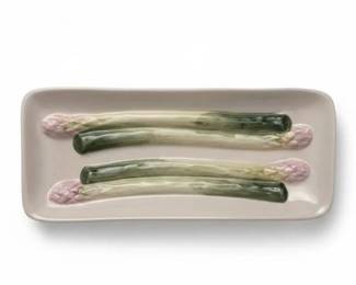 Portuguese Majolica-Style Asparagus Dish