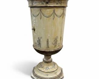 Italian Neoclassical Painted Urn-Form Cabinet
