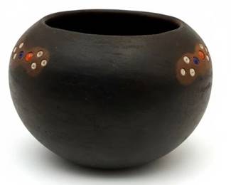 African Zulu Clay Tribal Pot “Ukhamba