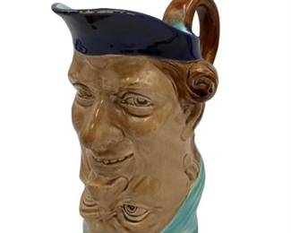 French Majolica "Double Face" Sarreguemines by Victor Kremer (Model No. 2313)