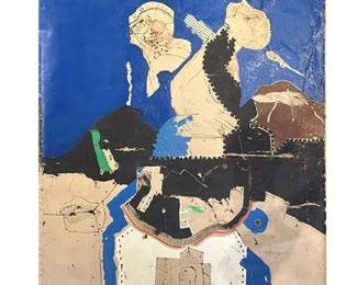 Miguel Condé, Signed 1968 Mid Century Abstract, Oil on Canvas
