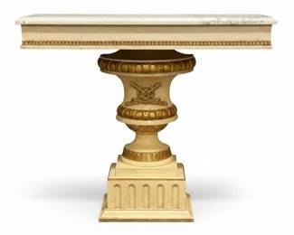 Empire Style Neoclassical Console Table
