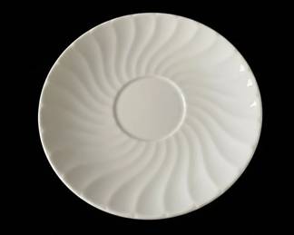 Gibson Houseware White Swirl Porcelain Dinnerware pcs set second image