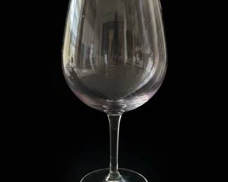 Pier Imports Purple Crackle Red Wine Glass