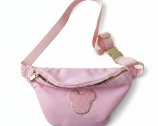 Disney Parks Pink Mickey Mouse Icon Belt Bag