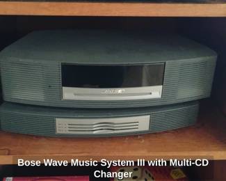 Bose Wave Music System III with MultiCD Changer