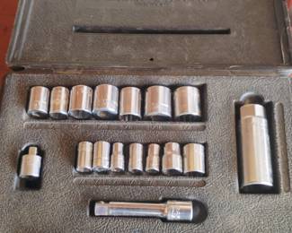 Vintage Craftsman or inch Drive SAE Socket Set