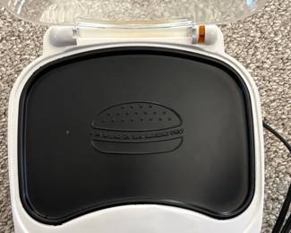 George Foreman Champ Grill with Bun Warmer Model GRABW second image