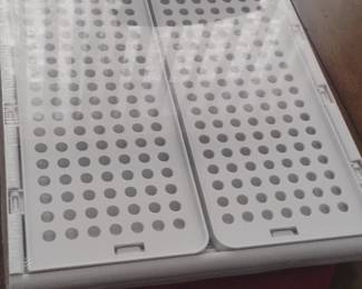 Foldable Plastic Storage Organizer Bin