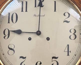 Westwood Octagon Regulator Wall Clock second image