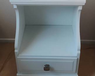 White Painted Nightstand
