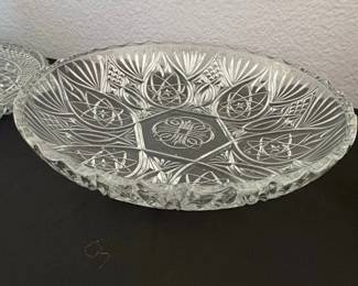 Vintage Early American Pattern Glass EAPG Serving Plate second image