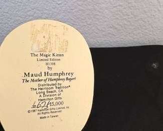 Hamilton Gifts Maud Humphrey Bogart The Magic Kitten Figurine second image