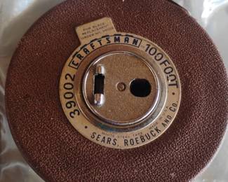 Vintage Craftsman Foot Steel Tape Measure Model