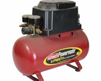Coleman Powermate VP Gallon Air Compressor with Yellow Coiled Hose