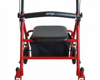 Drive Medical FourWheel Rollator Walker