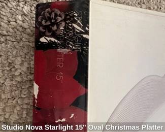 Studio Nova Starlight Oval Christmas Platter third image