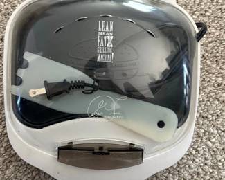 George Foreman Champ Grill with Bun Warmer Model GRABW