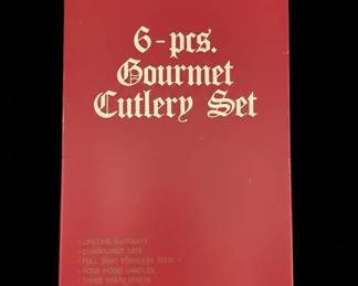 Vintage Emperor Steel Piece Gourmet Cutlery Set