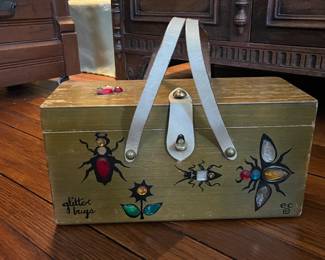 1966 Enid Collins “The Original Box Bag” Glitter Bug Bag