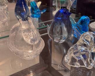Glass figurines