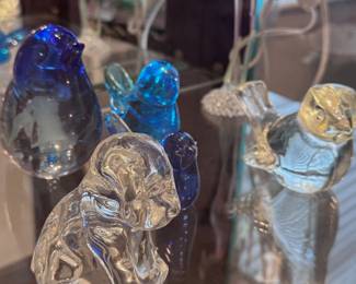 Glass figurines