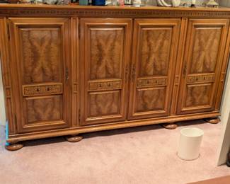 Vintage French Provincial Mediterranean Cabinet 