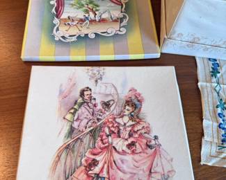 Vintage scarves and hankies