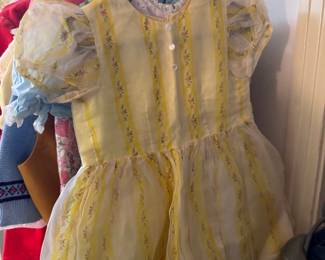 Vintage children's clothing