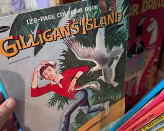 Vintage coloring books