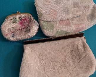 Vintage beaded purses