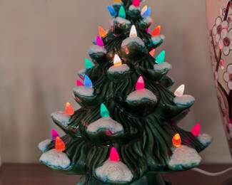 Vintage ceramic Christmas Tree