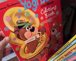 Vintage coloring books