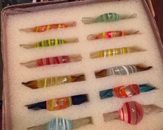 Vintage glass candies