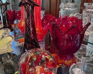 Colored Glass Items