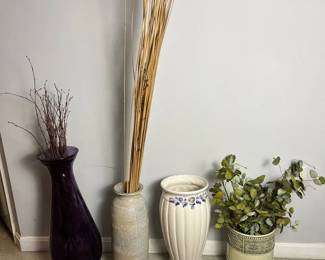 Large Decorative Vases Lot