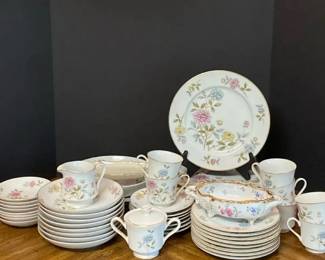 Norleans China Camellia Pattern Made In Japan