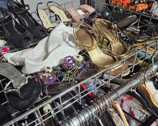Designer shoes, prada, chanel etc