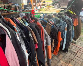 We have mountains of Harley Davison Shirts and Leathers as well as accessories