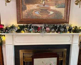 Lighted Mantle Garland