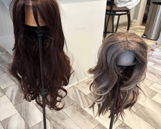 Two Synthetic Wigs 