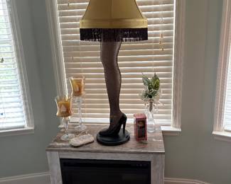 Leg Lamp and Leg Lamp Ornament