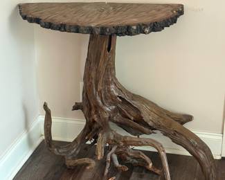 Custom Made Driftwood Console Table